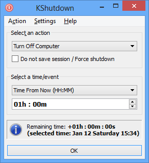 Kshutdown