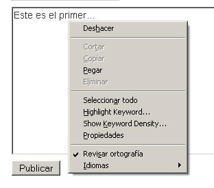 revisar ortografía en firefox