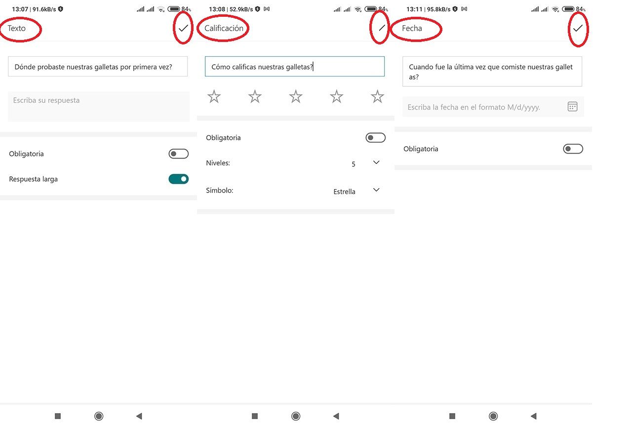 Cuadro 4 Microsoft Forms desde el móvil