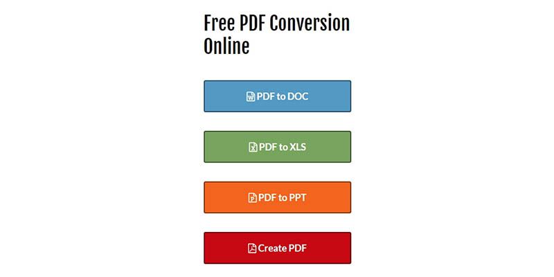 Free PDF Conversion