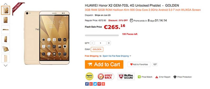 Huawei Honor X2 Oferta
