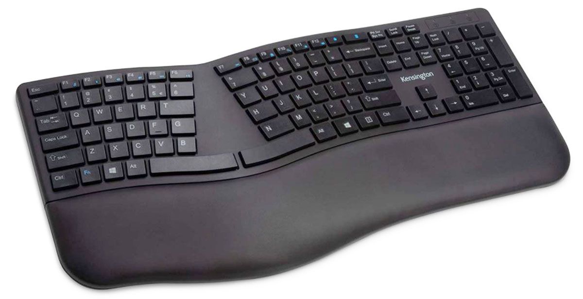 Kensington Teclado Ergonómico Inalámbrico - Pro Fit Ergo