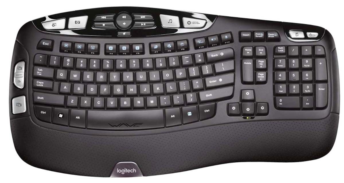 Logitech K350 Teclado Inalámbrico Ergonómico