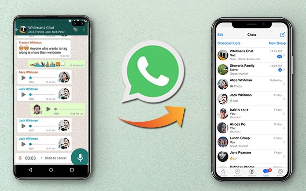 Cómo pasar tu WhatsApp de Android a iOS y viceversa