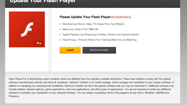 Update your flash player