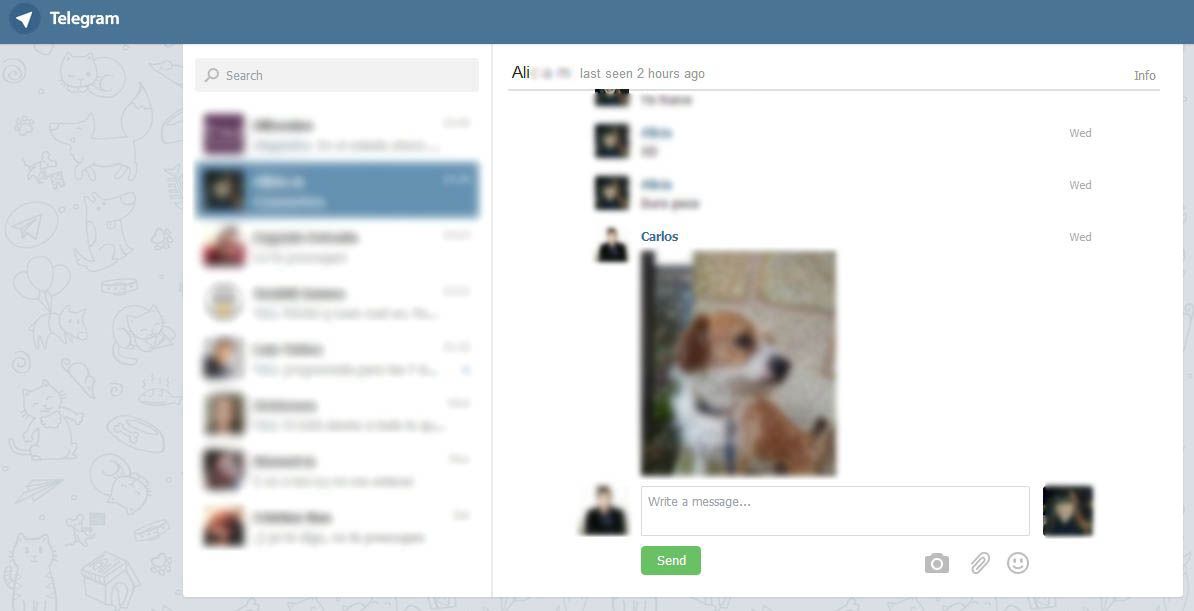web telegram