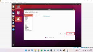 instalar ubuntu 21.04 en virtualbox instalar ubuntu icono instalar y español