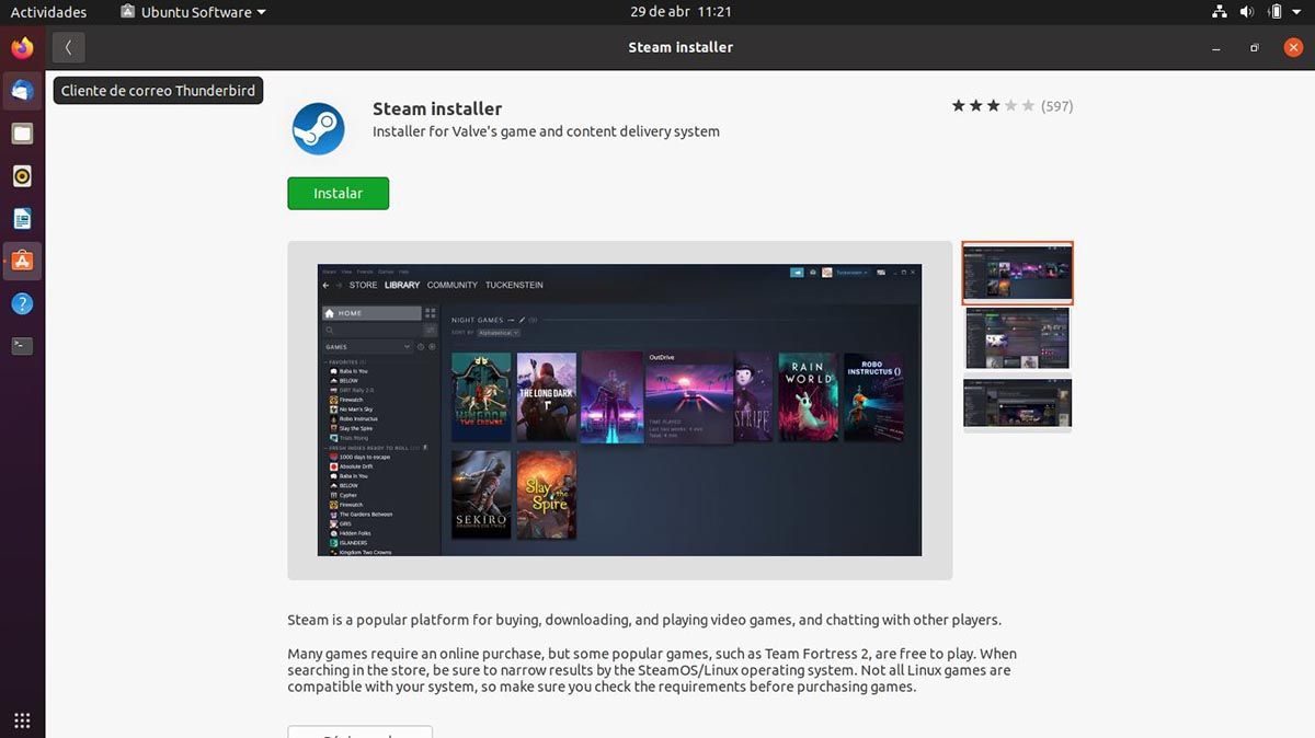 steam Como descargar juegos para Ubuntu