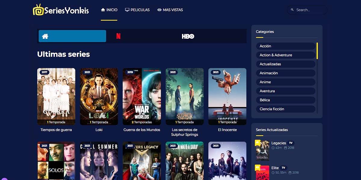 Las 10 mejores webs para ver series online gratis // 2023